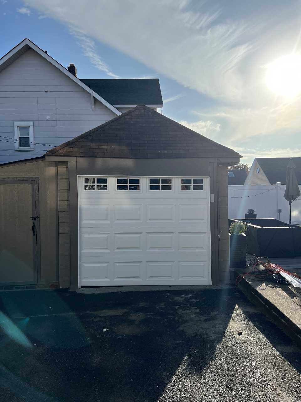 Beautiful garage door upgrade