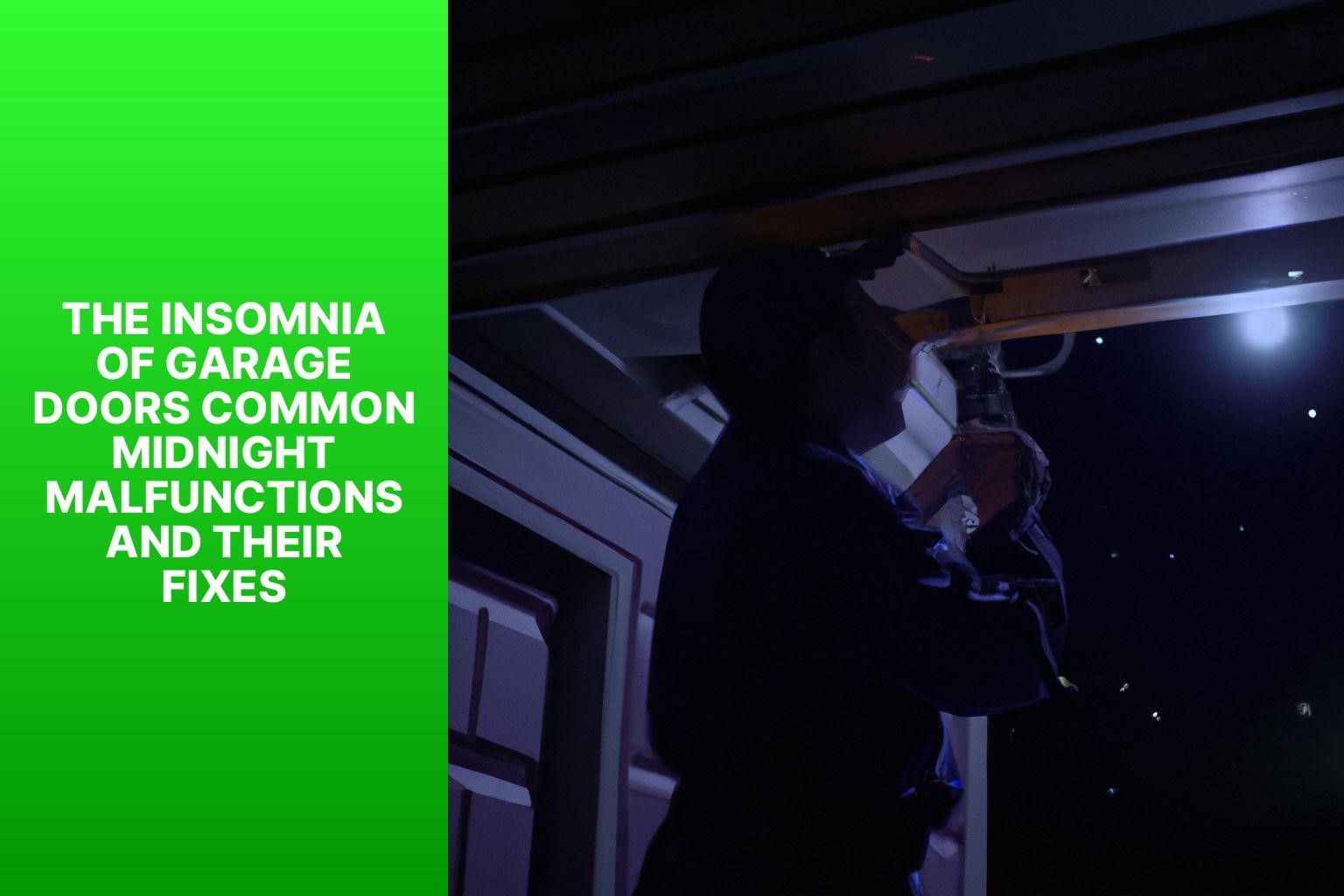 The Insomnia of Garage Doors: Common Midnight Malfunctions and Their Fixes