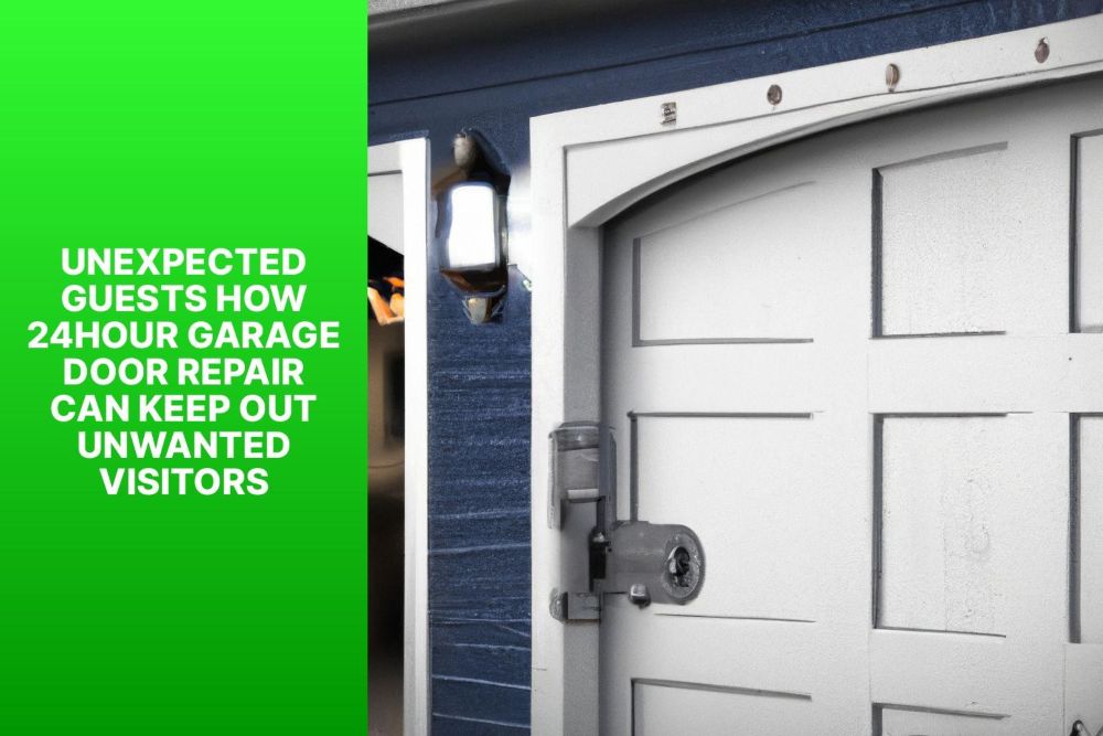 Unexpected Guests: How 24-Hour Garage Door Repair Can Keep Out Unwanted Visitors