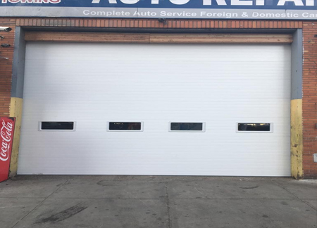 Garage door after professional service